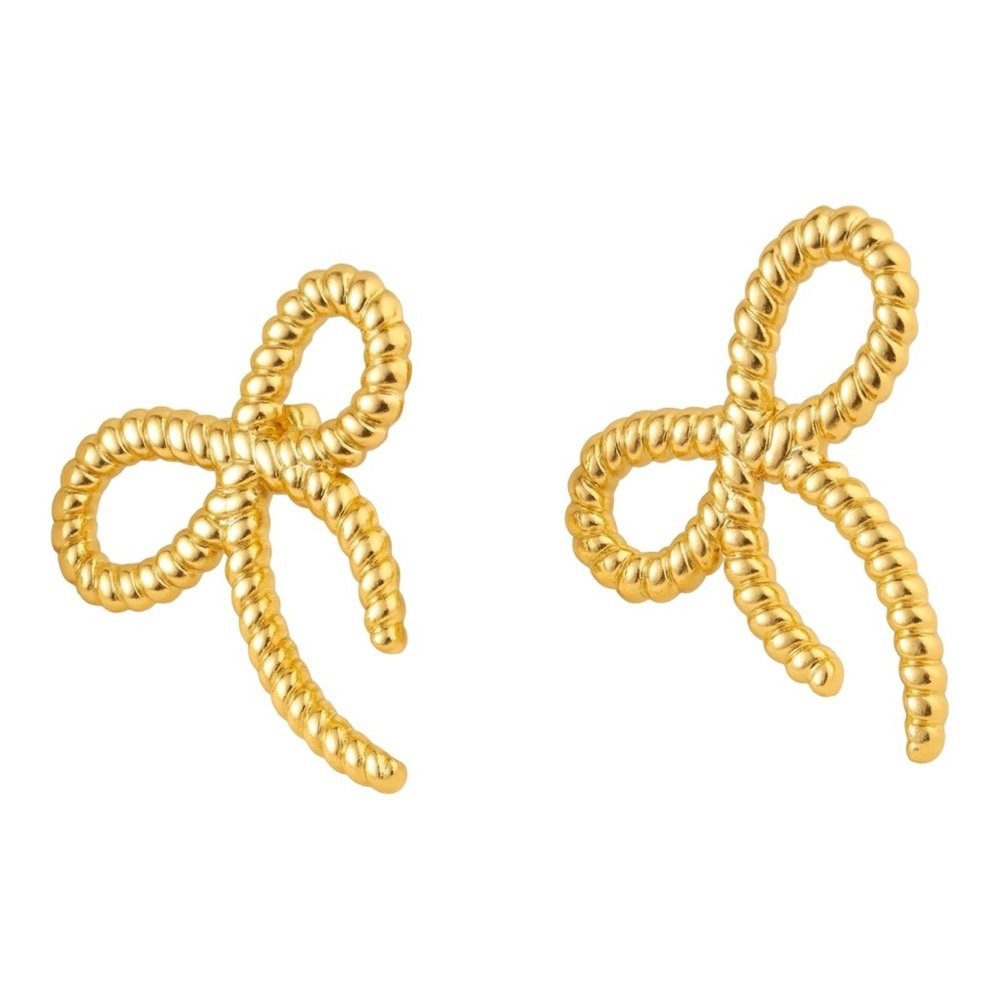 Bow Rope Stud Earrings (2011)